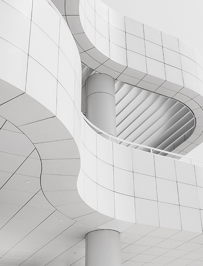 White Staircase Building