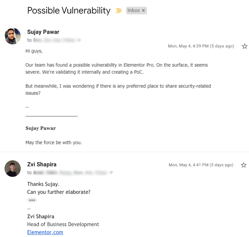 Security Vulnerabilities action