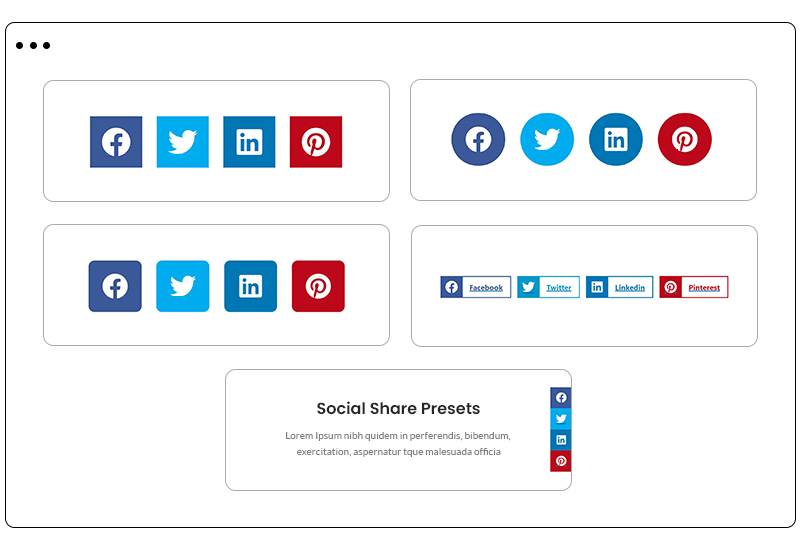Social Share  Presets