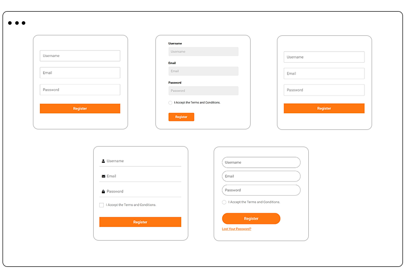 User Registration Forms Presets