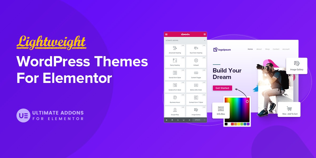 WordPress themes for Elementor